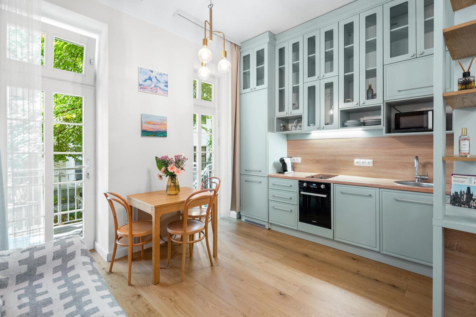 Central Vienna Apartment With Garden View 外观 照片